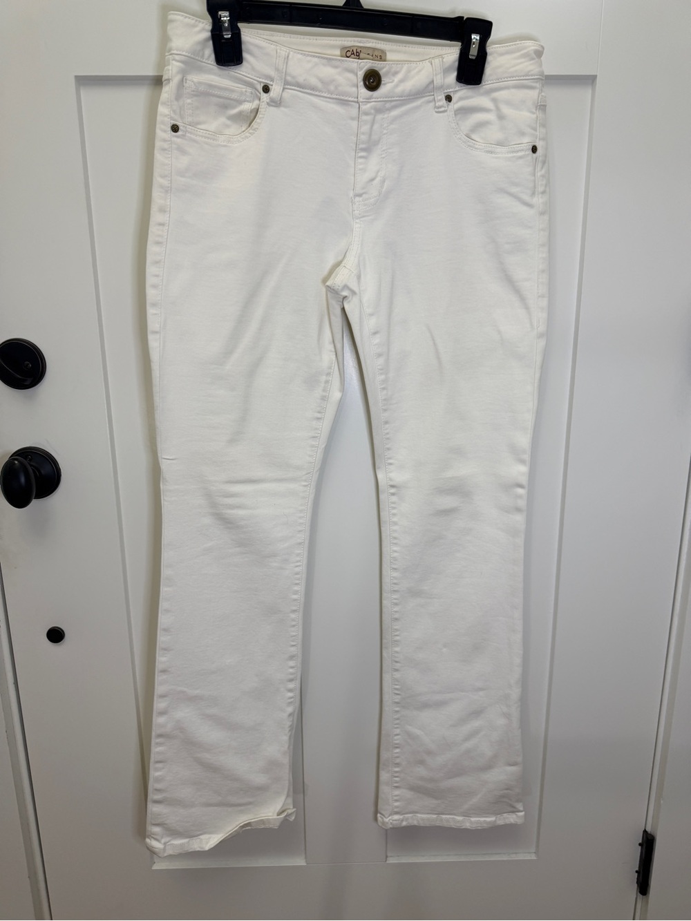 Cabi White Women's Jeans - Casual Straight Leg